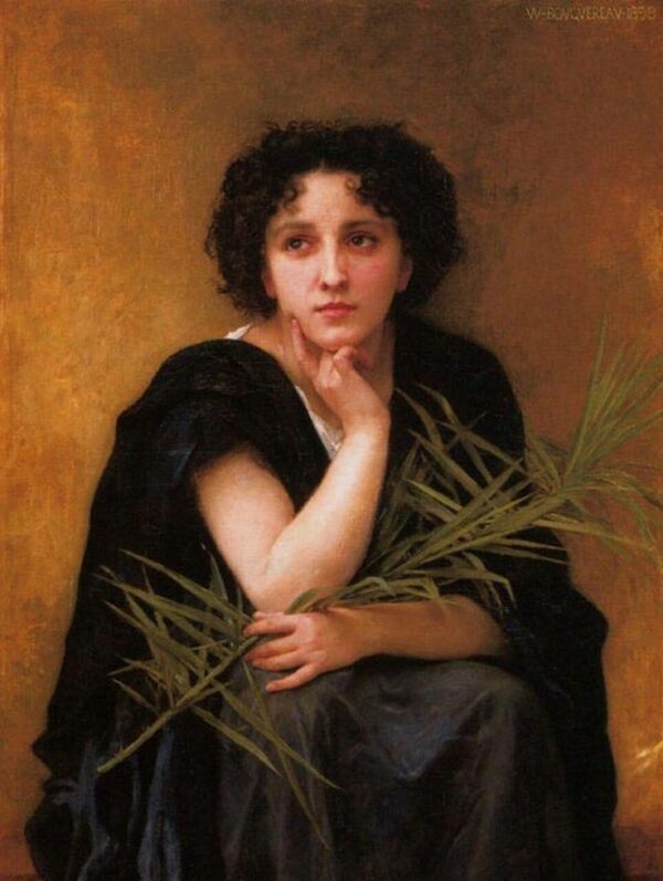 Réflexion – William Bouguereau William Bouguereau 70x85