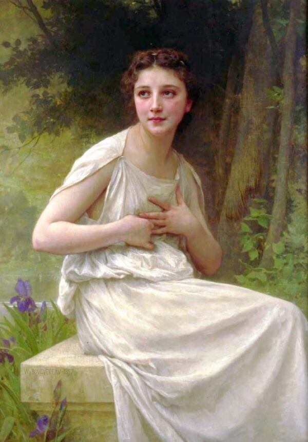 Réflexion de William Bouguereau William Bouguereau 70x105