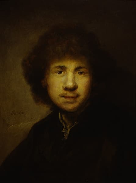 Autoportrait 1630 – Rembrandt van Rijn Rembrandt van Rijn 70x85