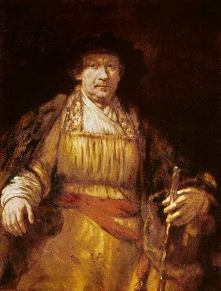 Autoportrait 1658 – Rembrandt van Rijn Rembrandt van Rijn 70x85