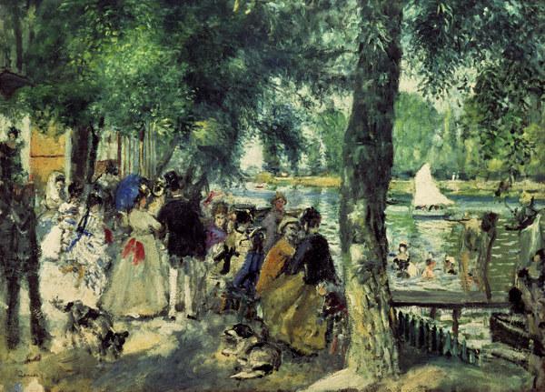 Bain dans la Seine 1869 – Pierre-Auguste Renoir Pierre-Auguste Renoir 105x70