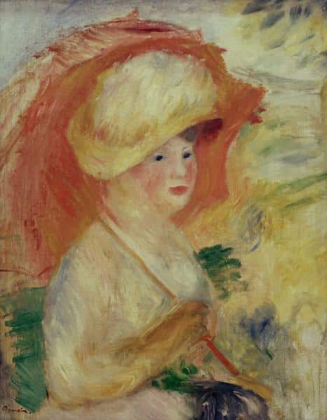 Femme avec un parasol 1883 – Pierre-Auguste Renoir Pierre-Auguste Renoir 70x85