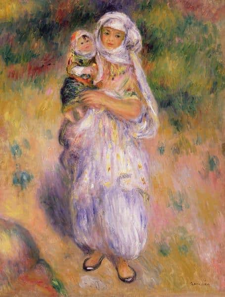 Femme et enfant algériens – Pierre-Auguste Renoir Pierre-Auguste Renoir 70x85