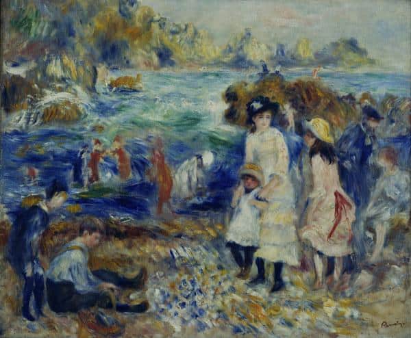 Enfants au bord de la mer 1883 – Pierre-Auguste Renoir Pierre-Auguste Renoir 85x75