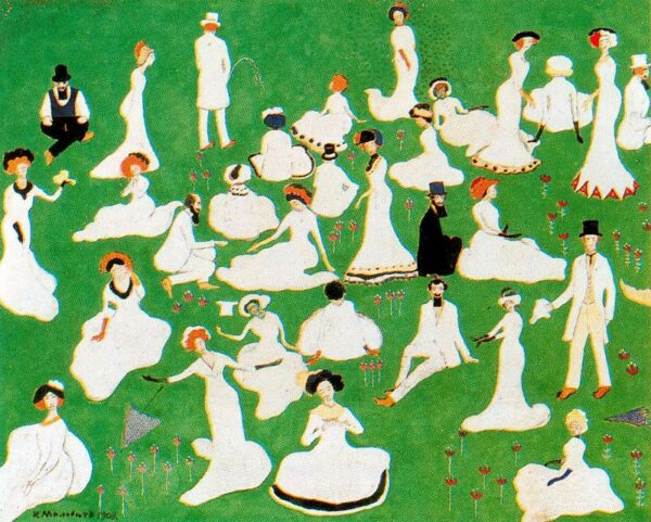 Resting. Society in Top Hats – Kazimir Malevich Kazimir Malevich 85x75