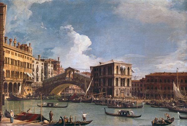 Le pont du Rialto, Venise, vu du nord – Giovanni Antonio Canal Giovanni Antonio Canal 105x70