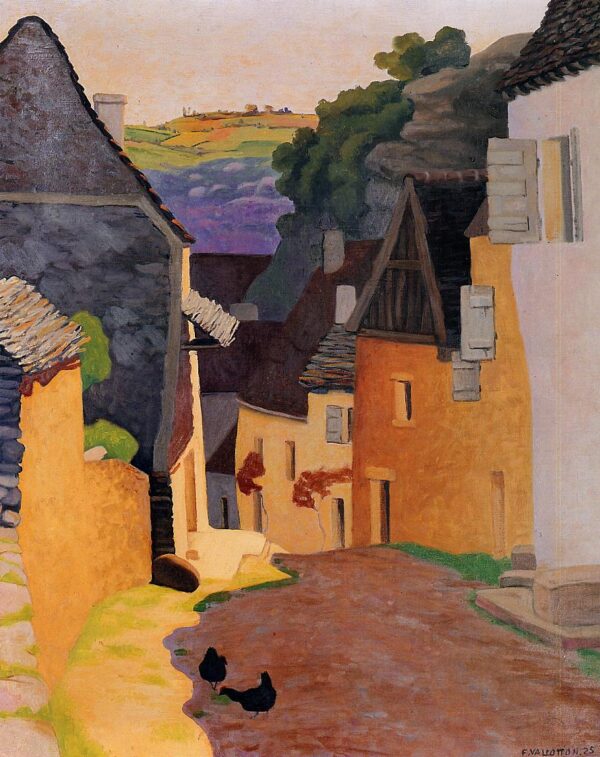 Paysage de Rocamadour – Félix Edouard Vallotton Félix Vallotton 70x85