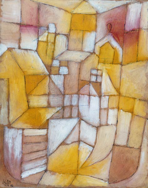 Rosa-Gelb (fenêtres et toits) – Paul Klee Paul Klee 70x85