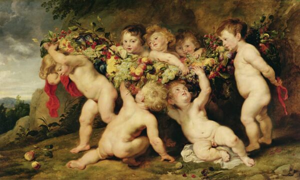 Le Fruechtekranz. (effilocher Snyders) – Peter Paul Rubens Peter Paul Rubens 120x70