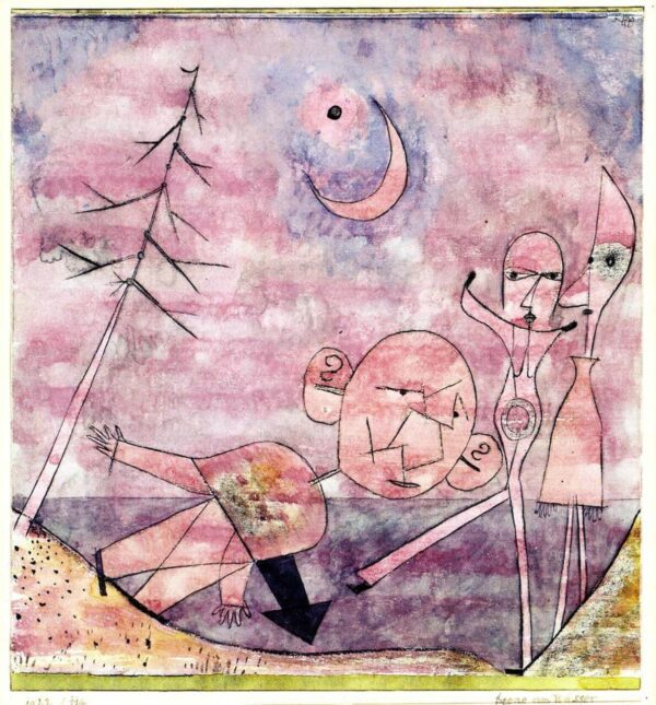 Scène au bord de l’eau – Paul Klee Paul Klee 70x70