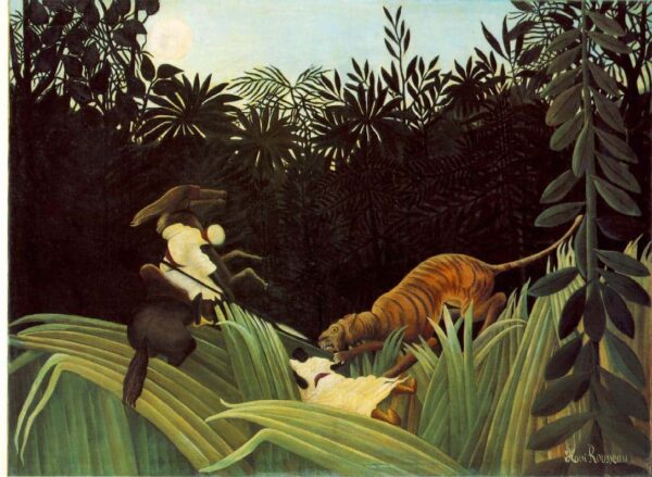 Scout attaqué par un tigre – Henri Rousseau Henri Rousseau 105x70