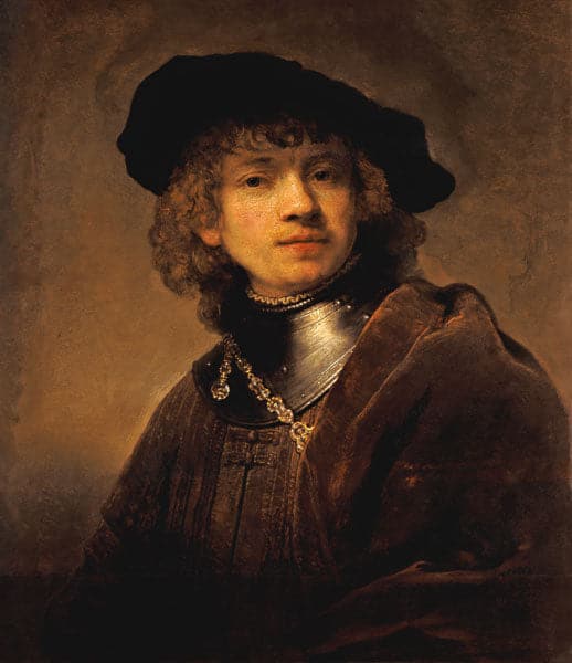 Autoportrait de Rembrandt van Rijn Rembrandt van Rijn 70x85