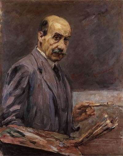 Autoportrait avec la palette vers la droite – Max Liebermann Max Liebermann 70x85