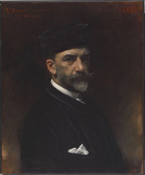 Autoportrait dédié à William Walters – Léon Bonnat Léon Bonnat 70x85