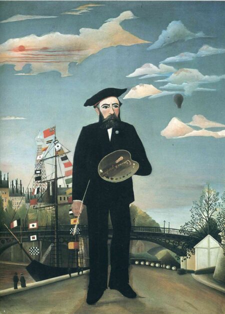 Autoportrait de L’ile Saint Louis – Henri Rousseau Henri Rousseau