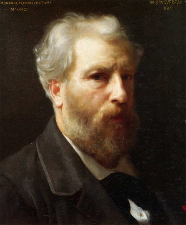 Autoportrait présenté à M. Sage – William Bouguereau William Bouguereau 70x85