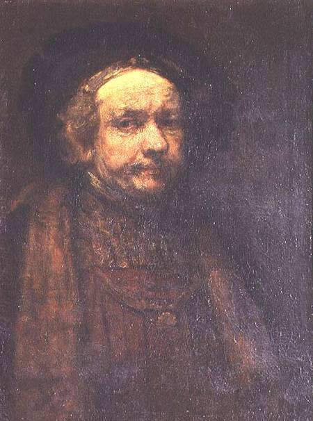 Autoportrait d’un vieil homme – Rembrandt van Rijn Rembrandt van Rijn 70x85