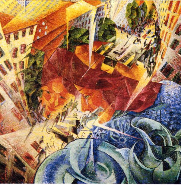 Visions simultanées – Umberto Boccioni Umberto Boccioni 70x70