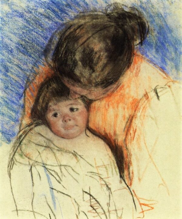 Esquisse de la mère regardant Thomas – Mary Cassatt Mary Cassatt 70x85