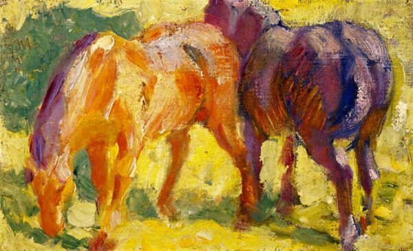 Petite image d’un cheval – Franz Marc Franz Marc 105x70