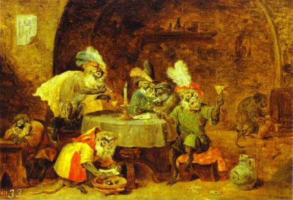 Fumeurs et buveurs – David The Younger Teniers David Teniers le Jeune 105x70