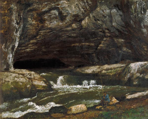 La Source de la Loue ou La Grotte Sarrazine – Gustave Courbet Gustave Courbet 85x75