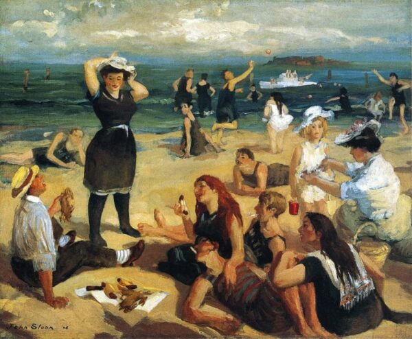 Les baigneurs de South Beach – John Sloan John Sloan