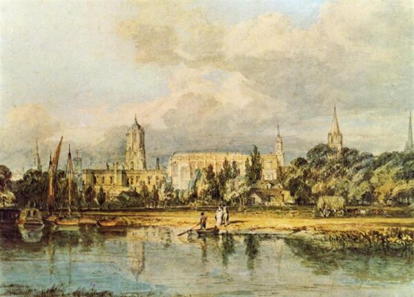 Chrétien église vu des prés – William Turner William Turner 105x70