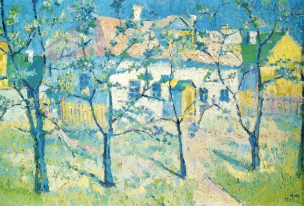 Spring Garden in Blossom – Kazimir Malevich Kazimir Malevich 105x70