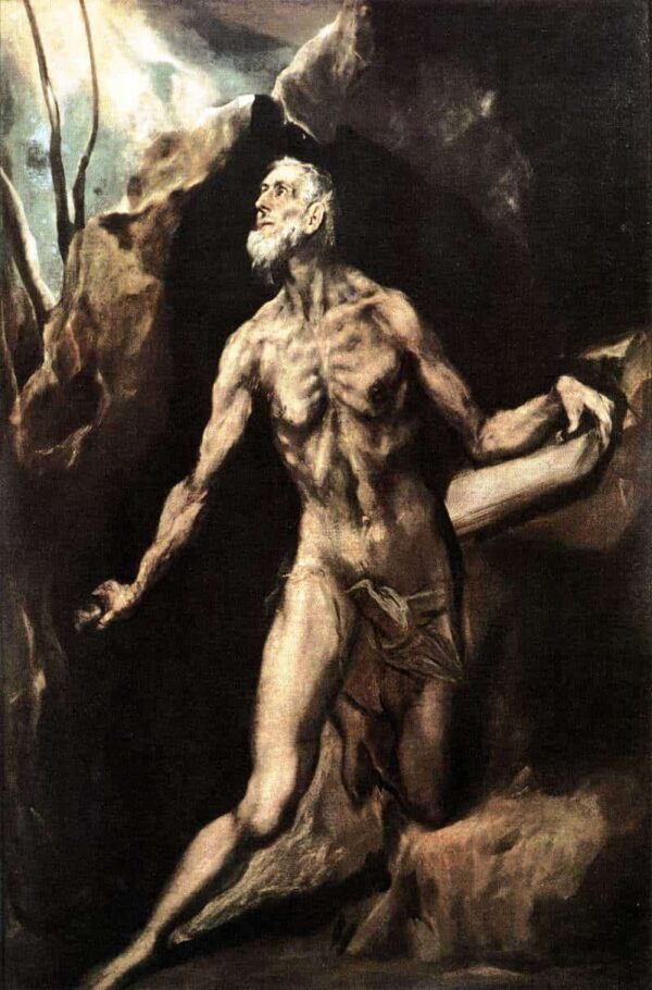 St. Jerome Penitent – El Greco El Greco 70x105