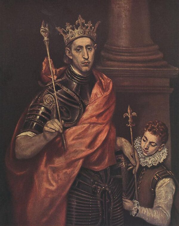 St. Louis King of France with a Page – El Greco El Greco 70x85