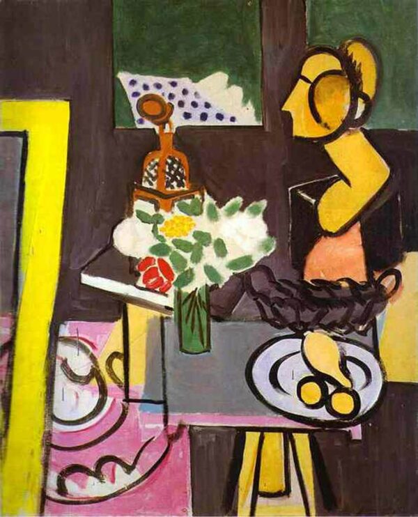 Nature morte avec un buste en plâtre – Matisse Henri Matisse 70x85