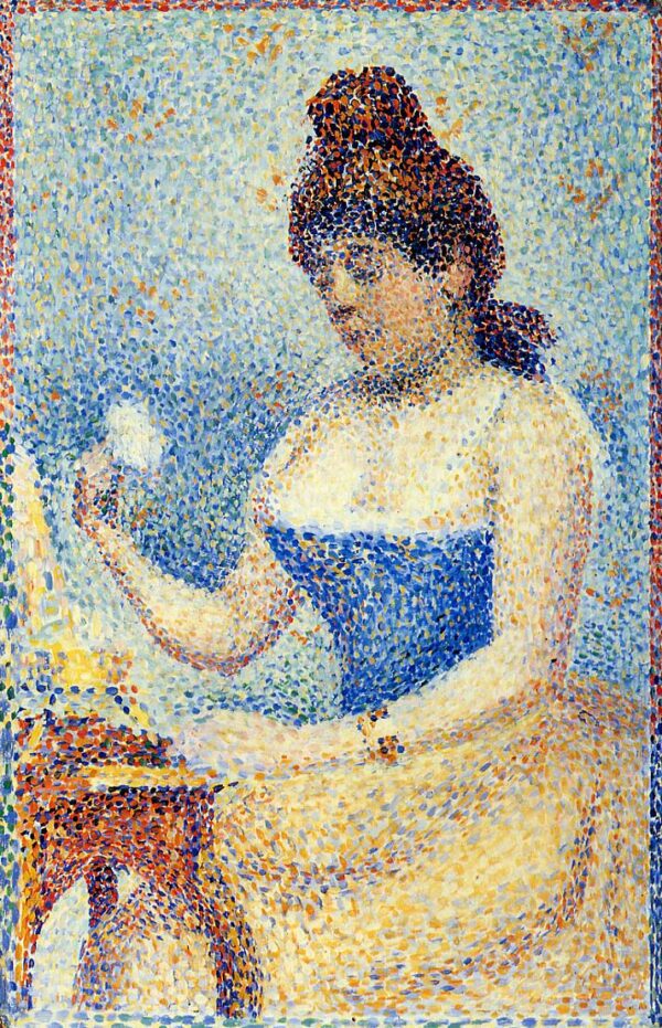 Étude pour « Jeune femme se poudrant » – Georges Seurat Georges Seurat 70x105