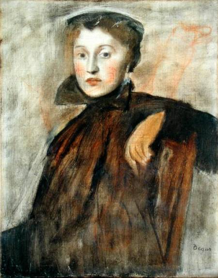 Étude pour un portrait de femme – Edgar Degas Edgar Degas 70x85