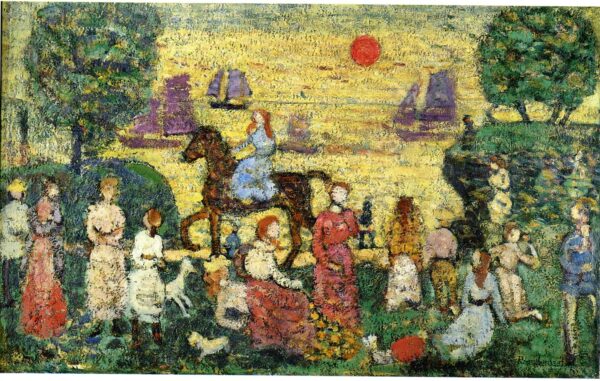 Sunset and Sea Fog – Maurice Prendergast Maurice Prendergast