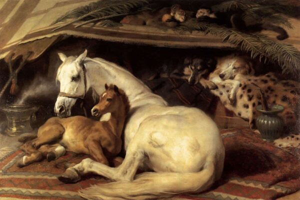 La tente arabe – Edwin Landseer Edwin Landseer 105x70