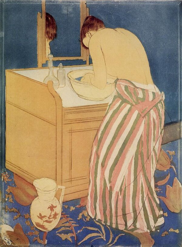 Femme se baignant (La Toilette) – Mary Cassatt Mary Cassatt 70x105