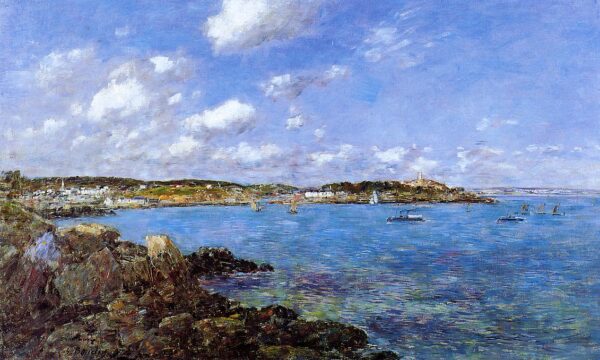 La baie de Douarnenez – Eugène Boudin Eugène Boudin 120x70