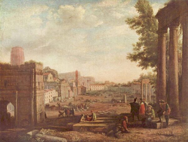 Campo Vaccino – Claude Lorrain Claude Lorrain 85x75