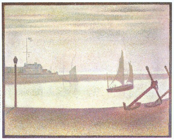 La Manche à Gravelines, le Soir – Georges Seurat Georges Seurat 85x75