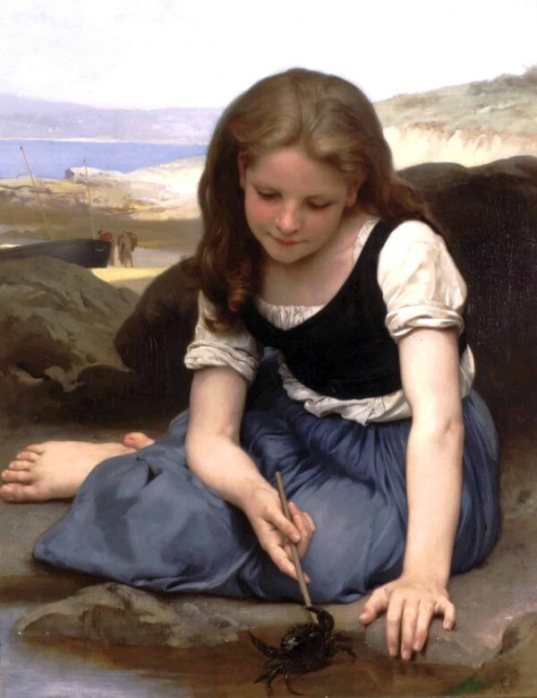 Le crabe – William Bouguereau William Bouguereau 70x85