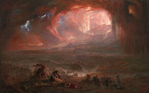 La destruction de Pompéi et d’Herculanum – John Martin John Martin 105x70