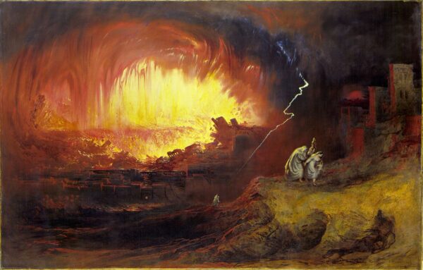 La destruction de Sodome et Gomorrhe – John Martin John Martin 105x70