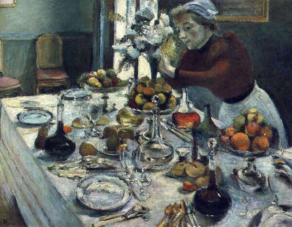 La table à manger – Matisse Henri Matisse 85x75