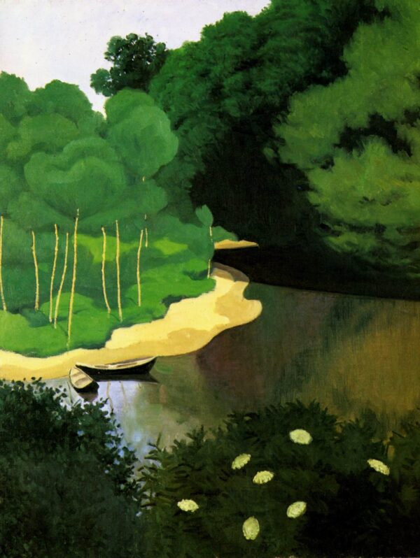 La Dordogne avec Carennac – Félix Edouard Vallotton Félix Vallotton 70x85