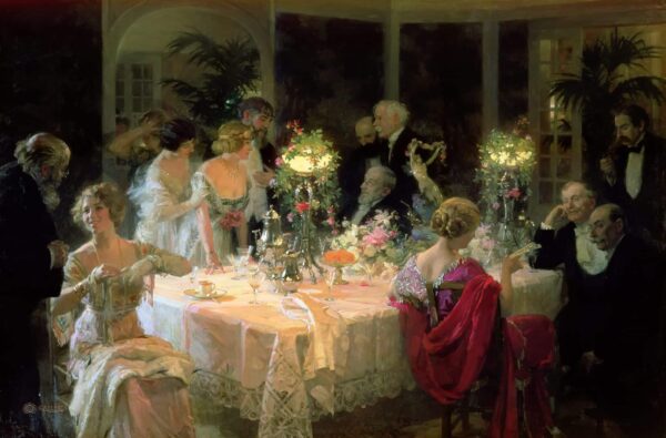 The End of Dinner – Jules-Alexandre Grün Jules-Alexandre Grün 105x70