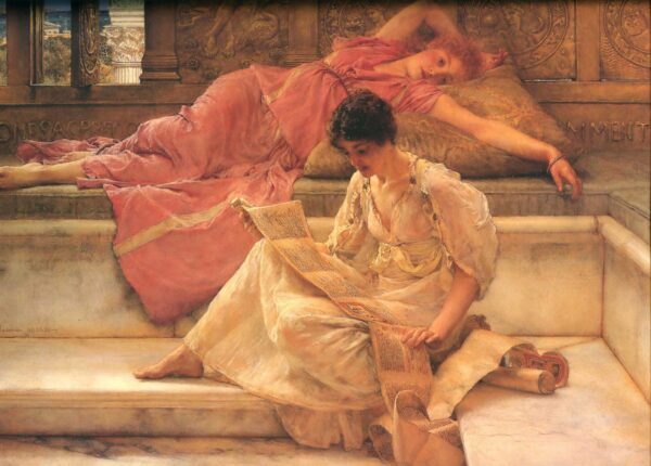 Le Poète favori – Lawrence Alma-Tadema Lawrence Alma-Tadema 105x70