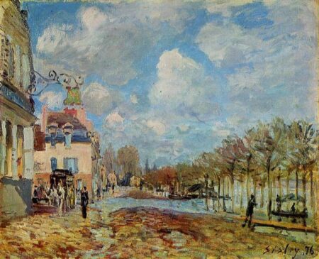 Inondation à Port Marly – Alfred Sisley Alfred Sisley