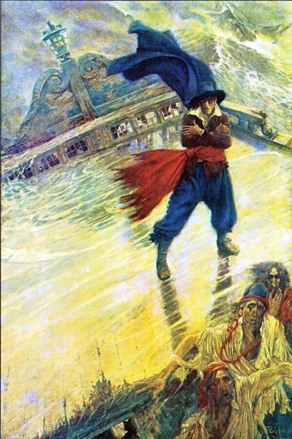 The Flying Dutchman, Published in Colliers Weekly, December 8, 1900 – Howard Pyle Howard Pyle 70x105