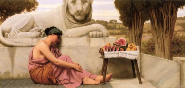 Le vendeur de fruits – John William Godward John William Godward 140x70